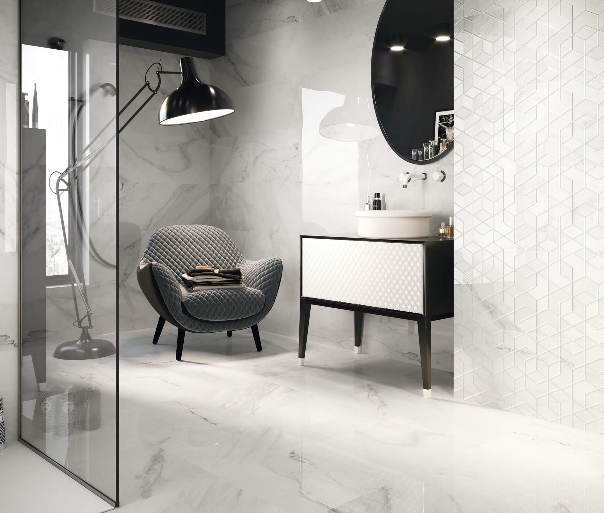 Amb 1212 Blanco Blanco Decor Diamond 40x120 5046 Blanco 50x50 web - Baldosas Baño Amb 1212 Blanco Blanco Decor Diamond 40x120 5046 Blanco 50x50 web - Baldosas Baño