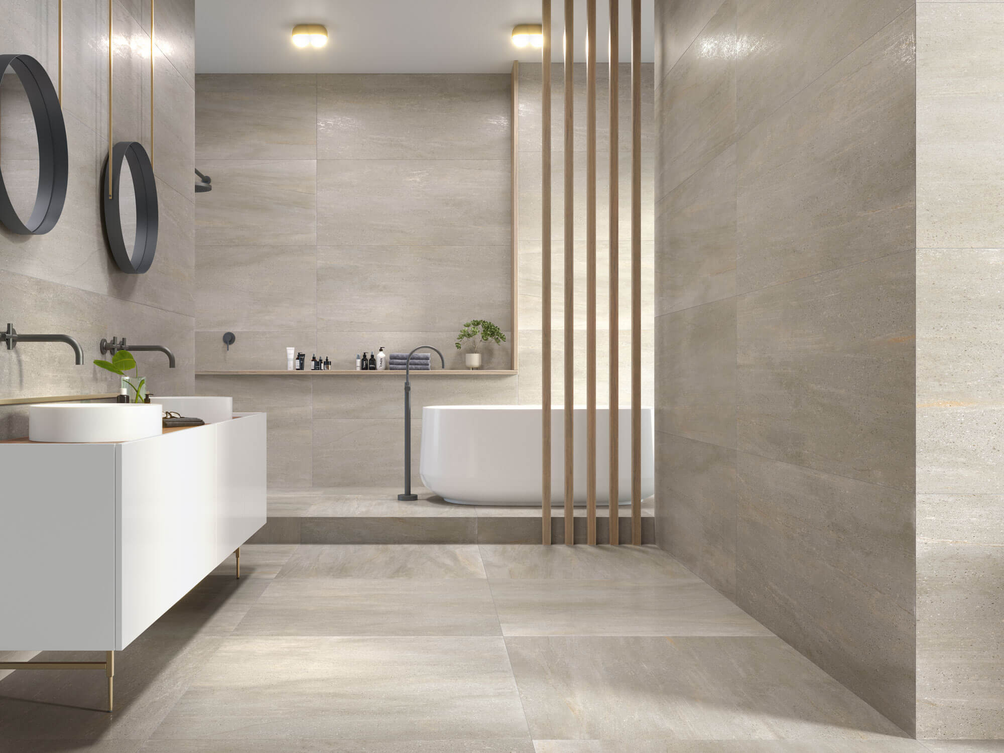 Modern bathrooms