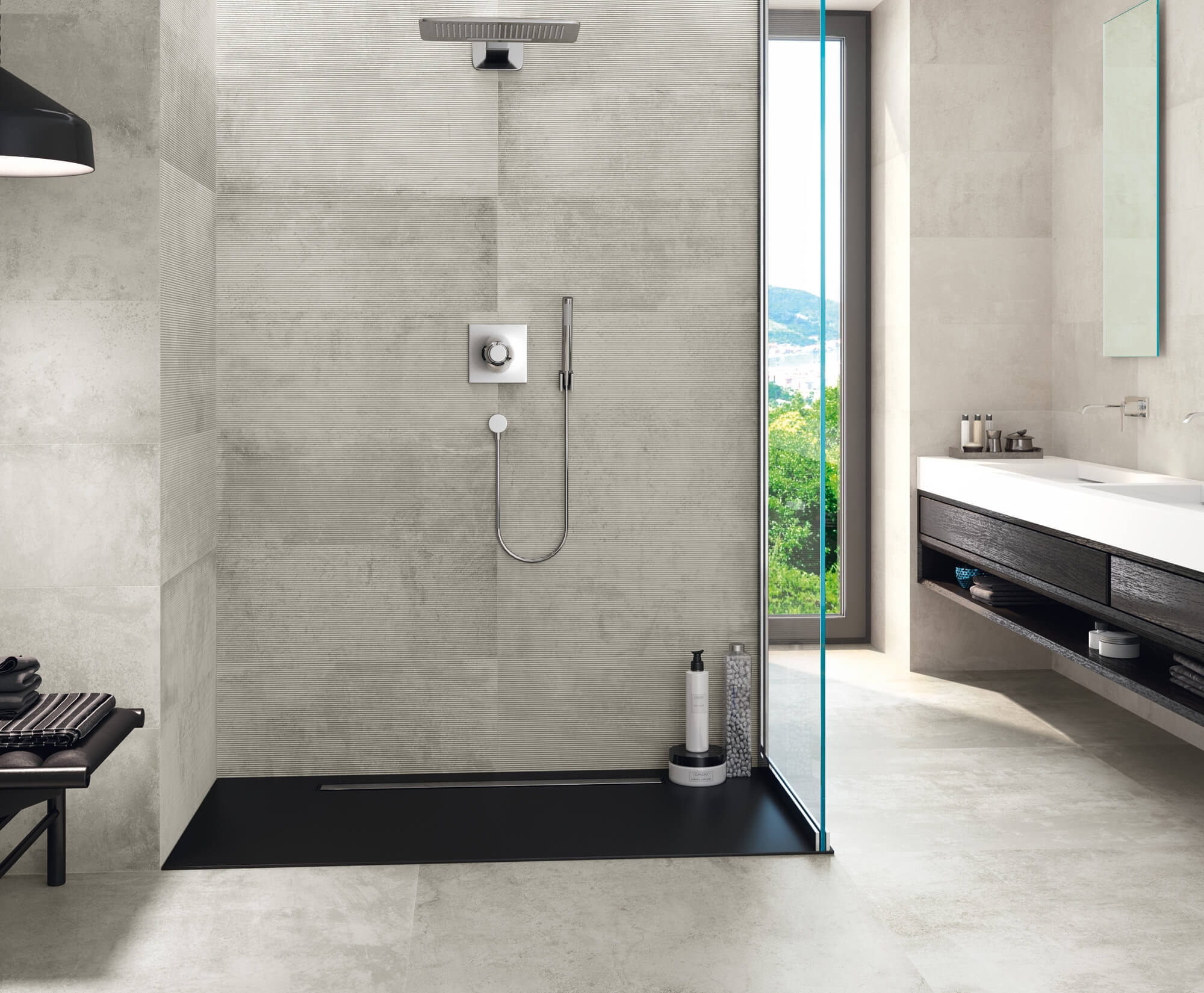 Amb 8204 Gris Nacar Gris Relieve 333x80 1801 Gris 100x100 web - Baldosas Baño