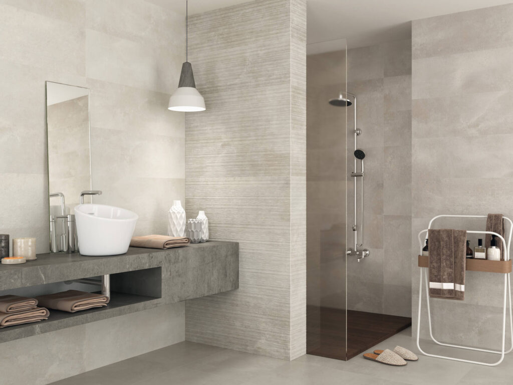Amb 9521 Gris Perla Gris Relieve 30x90 5044 Gris 50x50 web 1024x768 - Manhattan 9521