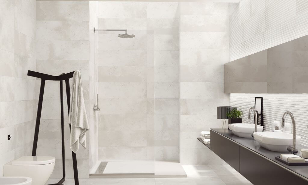 Amb 9550 Blanco 30x90 9550 Blanco Relieve 30x90 1869 Blanco 100x100 web 1024x614 - Montana 9550