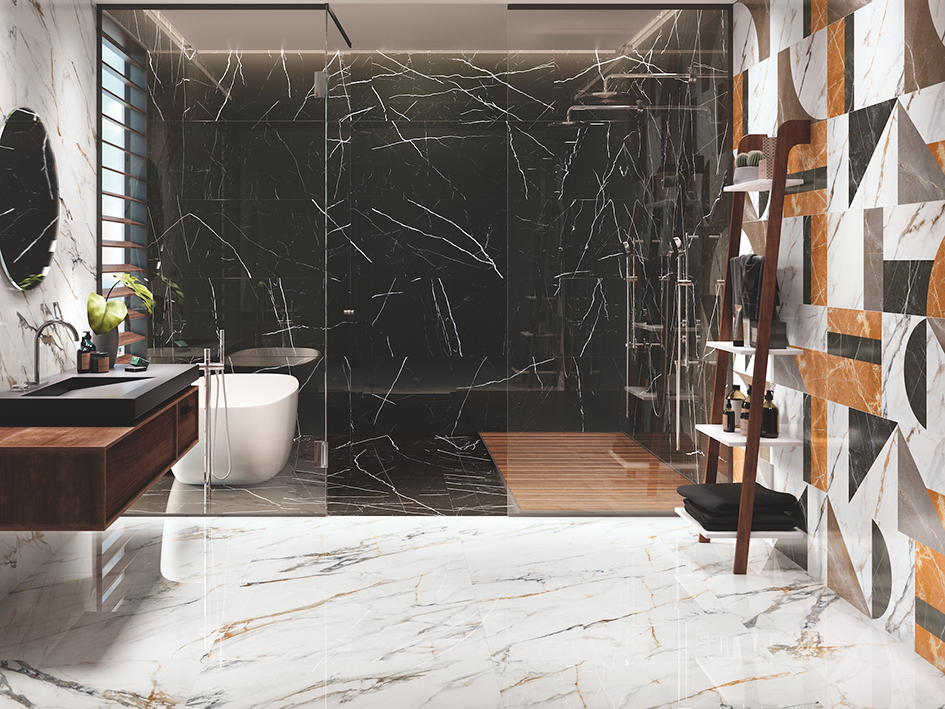 FIRENZE SIENA AMB 1219 6609 CALACATA GOLD CALACATA GOLD DECOR 64x147 5 100x100 - Tendencias en baños 2023