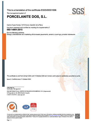 certificate iso 4 eng - CERTIFICADO ISO 14001 ENG