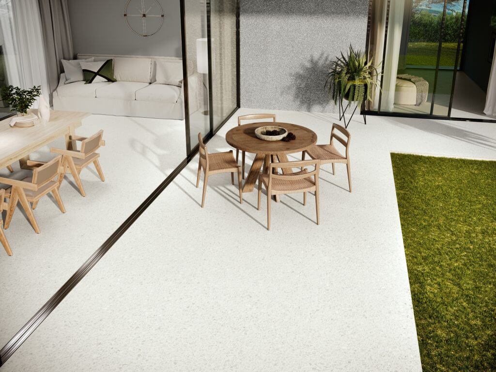 Transforma tu comedor exterior con Porcelanite
