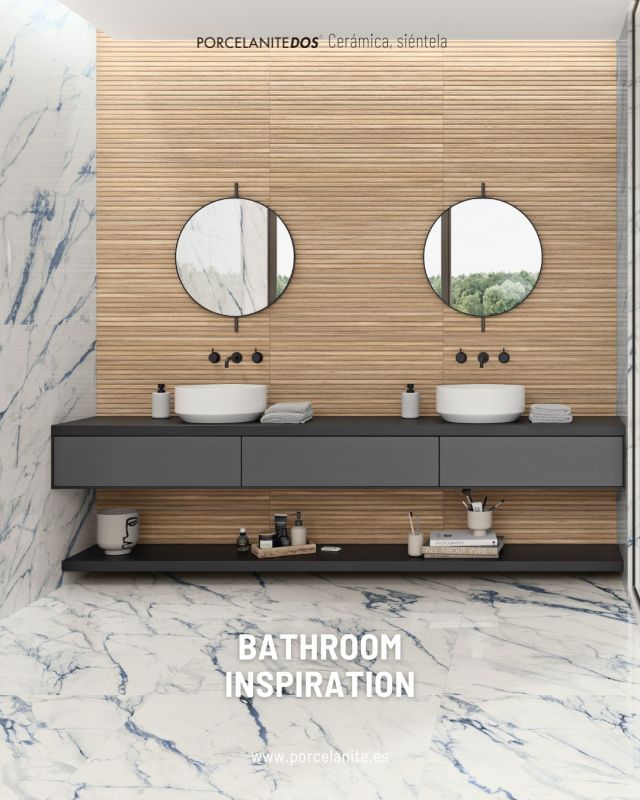 Si deseas un 𝒃𝒂𝒏̃𝒐 de apariencia natural y sofisticada, en nuestro catálogo encontrarás una gran selección de colecciones cerámicas tanto para pavimento como revestimiento que marcan la diferencia en cuanto a diseño y funcionalidad. ¿Por qué conformarte con menos? 
▶ Revestimiento 𝐀𝐦𝐚𝐳𝐨𝐧𝐚𝐬 𝐑𝐨𝐛𝐥𝐞
▶ Porcelánico 𝐅𝐢𝐫𝐞𝐧𝐳𝐞 𝐁𝐥𝐮𝐞

——————

If you aspire to have a bathroom with a natural and sophisticated look, our catalog offers a wide selection of ceramic tile collections for both flooring and wall covering that make a difference in terms of design and functionality. Why settle for less?
▶ 𝐀𝐦𝐚𝐳𝐨𝐧𝐚𝐬 𝐑𝐨𝐛𝐥𝐞 wall tiles
▶ 𝐅𝐢𝐫𝐞𝐧𝐳𝐞 𝐁𝐥𝐮𝐞 porcelain tiles

INFO
https://my.mtr.cool/cuegvruzmg
(+34) 964 361 190
porcelanite@porcelanite.es

#porcelanitedos #Porcelanite #TileofSpain #Timelessdesign #Timelesscollections #Timelessstyle #madeinspain #ceramicadeespaña #marcaespaña #estiloatemporal
